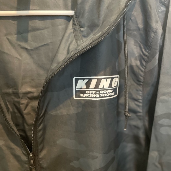 King Black Camo Windbreaker Jacket - Picture 4 of 6